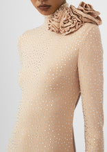 Load image into Gallery viewer, RE23 DRESS 08 BEIGE CRYSTALS

