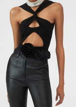 Load image into Gallery viewer, RE23 LEATHER 06 PANTS BLACK

