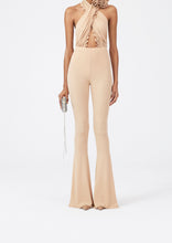 Load image into Gallery viewer, Jersey flare pants in beige
