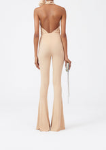 Load image into Gallery viewer, Jersey flare pants in beige
