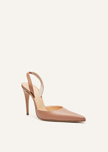 RE23 PUMP NUDE LEATHER