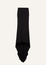 Load image into Gallery viewer, Low waist maxi skirt in black
