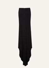 Load image into Gallery viewer, Low waist maxi skirt in black
