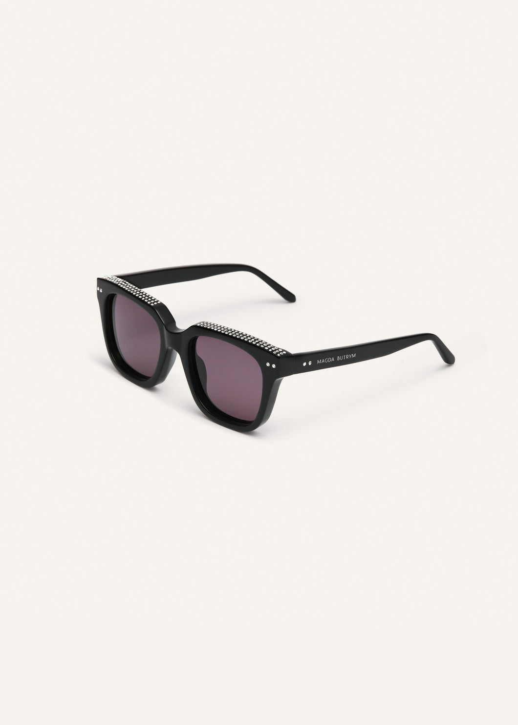 RE23 SUNGLASSES MAGDA17SC1SUN BLACK CRYSTAL GREY