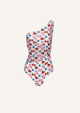 Load image into Gallery viewer, RE23 SWIMSUIT 03 WHITE PRINT
