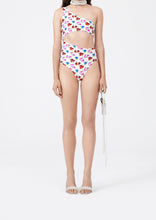 Load image into Gallery viewer, RE23 SWIMSUIT 03 WHITE PRINT
