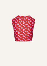 Load image into Gallery viewer, RE23 SWIM BRA 05 RED PRINT
