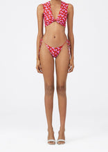 Load image into Gallery viewer, RE23 SWIM BRA 05 RED PRINT
