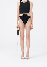 Load image into Gallery viewer, RE23 SWIM BRA 07 BLACK
