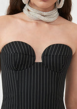 Load image into Gallery viewer, RE23 TOP 01 CORSET BLACK STRIPES
