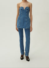 Load image into Gallery viewer, Slim denim pants in blue
