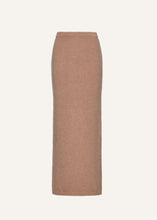 Load image into Gallery viewer, Mohair midi skirt in caramel
