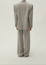 Load image into Gallery viewer, Wide leg tailored pants in grey
