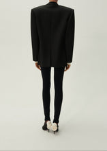 Load image into Gallery viewer, Waist wrap jersey leggings in black
