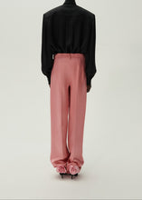 Load image into Gallery viewer, Classic silk shirt in black
