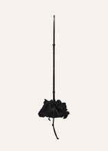 Load image into Gallery viewer, Small Magda bag beads strap in black crochet
