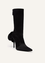 Load image into Gallery viewer, RE24 SHARP POINTED FLOWER BOOTS SATIN BLACK
