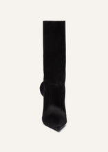 Load image into Gallery viewer, RE24 SHARP POINTED FLOWER BOOTS SATIN BLACK
