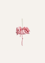 Load image into Gallery viewer, Small Magda bag pearl strap in pink satin
