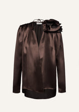 Load image into Gallery viewer, RE25 BLOUSE 02 BROWN
