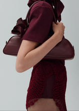 Load image into Gallery viewer, RE25 CROCHET 02 SKIRT BORDEAUX
