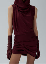 Load image into Gallery viewer, RE25 DRESS 13 BORDEAUX
