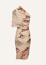 Load image into Gallery viewer, RE25 DRESS 17 BEIGE PRINT

