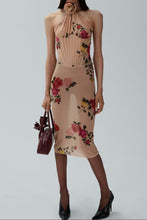 Load image into Gallery viewer, RE25 DRESS 28 BEIGE PRINT
