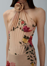 Load image into Gallery viewer, RE25 DRESS 28 BEIGE PRINT
