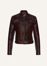 Load image into Gallery viewer, RE25 LEATHER 05 JACKET BURGUNDY
