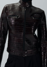Load image into Gallery viewer, RE25 LEATHER 05 JACKET BURGUNDY
