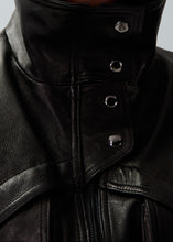 Load image into Gallery viewer, RE25 LEATHER 08 JACKET BLACK
