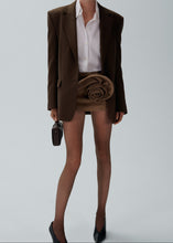Load image into Gallery viewer, RE25 LEATHER 18 SKIRT BEIGE
