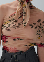 Load image into Gallery viewer, RE25 TOP 01 BEIGE PRINT
