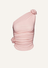 Load image into Gallery viewer, One-shoulder t-shirt in light pink
