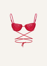 Load image into Gallery viewer, SS22 CROCHET 02 BRA PINK
