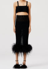 Load image into Gallery viewer, SS22 CROCHET 04 TOP BLACK

