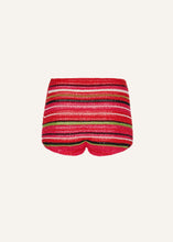 Load image into Gallery viewer, Crochet culotte shorts in pink stripe
