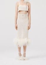 Load image into Gallery viewer, SS22 CROCHET 08 SKIRT CREAM
