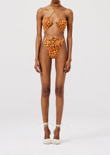 Load image into Gallery viewer, SS22 SWIM BRA 02 YELLOW PRINT
