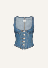 Load image into Gallery viewer, SS23 DENIM 07 VEST BLUE
