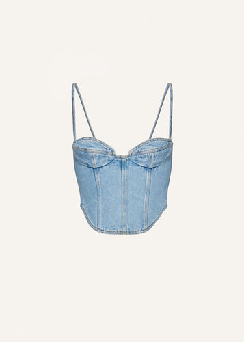 SS23 DENIM 08 TOP LIGHT BLUE