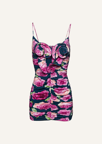 SS23 DRESS 30 NAVY PRINT