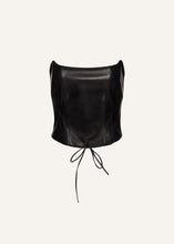 Load image into Gallery viewer, SS23 LEATHER 07 CORSET BLACK
