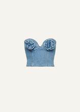 Load image into Gallery viewer, SS24 DENIM 07 CORSET LIGHT BLUE
