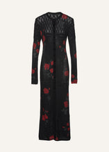 Load image into Gallery viewer, SS24 KNITWEAR 16 CARDIGAN BLACK PRINT
