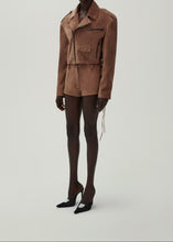 Load image into Gallery viewer, SS24 LEATHER 02 SHORTS BROWN
