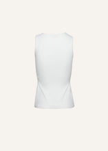 Load image into Gallery viewer, Crochet bra tank top in white
