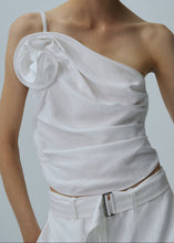 Load image into Gallery viewer, SS25 BLOUSE 01 WHITE
