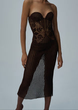 Load image into Gallery viewer, SS25 CROCHET 01 DRESS BROWN
